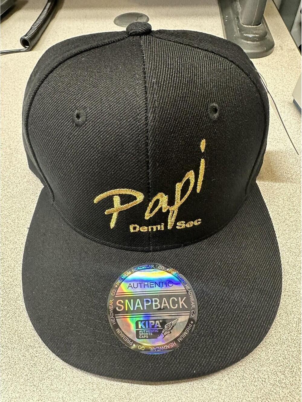 Papi Demi Sec Kipa Snapback Baseball Hat Cap NWT New!